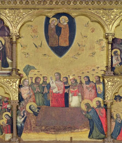 Polyptych of the Dormition of the Virgin (detail) by Pseudo Jacopino di Francesco